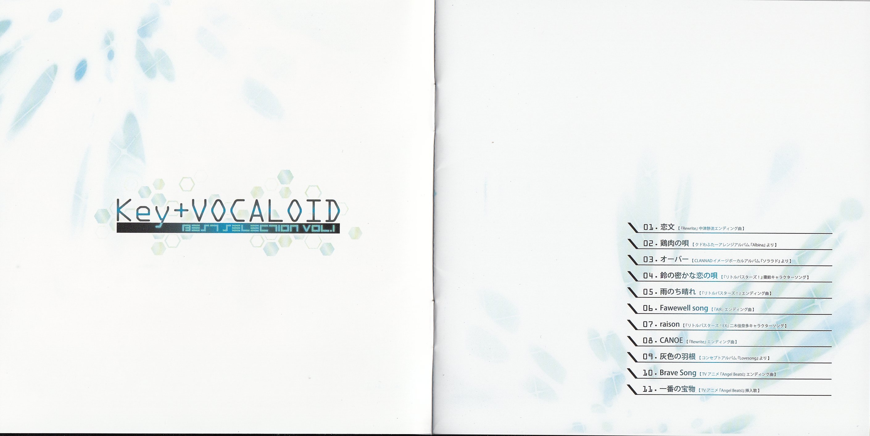 Key＋VOCALOID Best selection vol.1